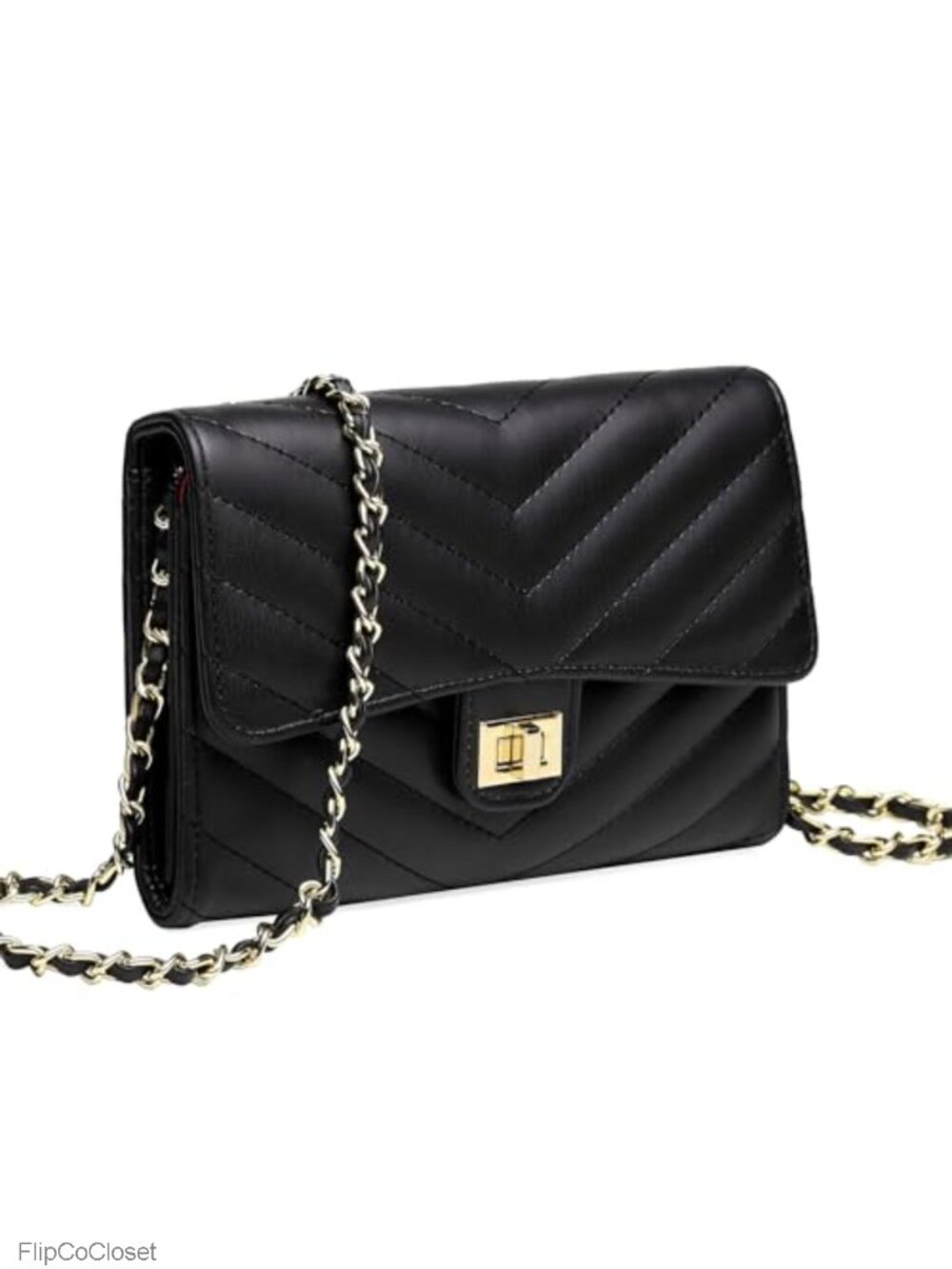 Small Crossbody Phone Purse Vegan Leather Chain Strap Women Wallet